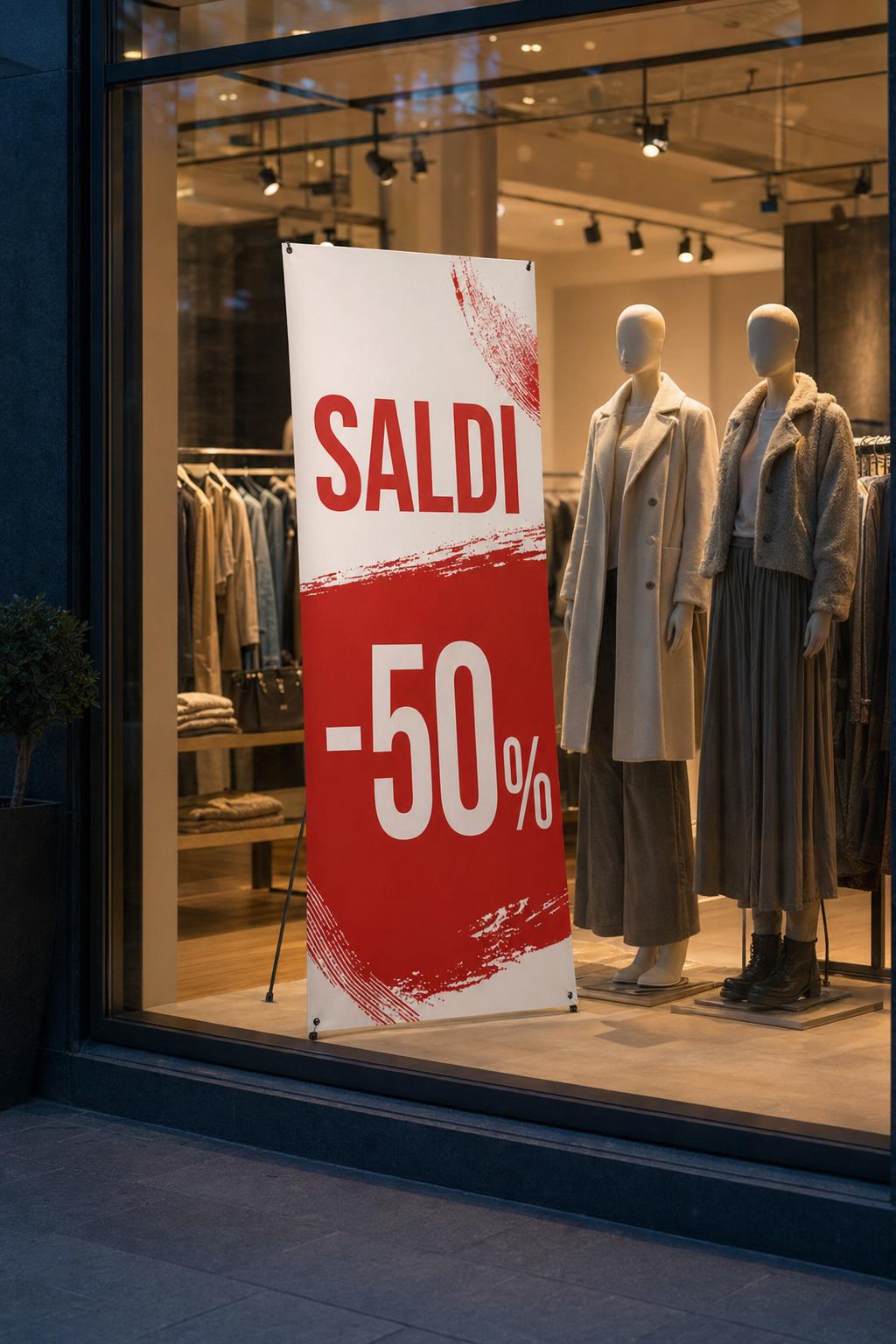 X-Banner retail display