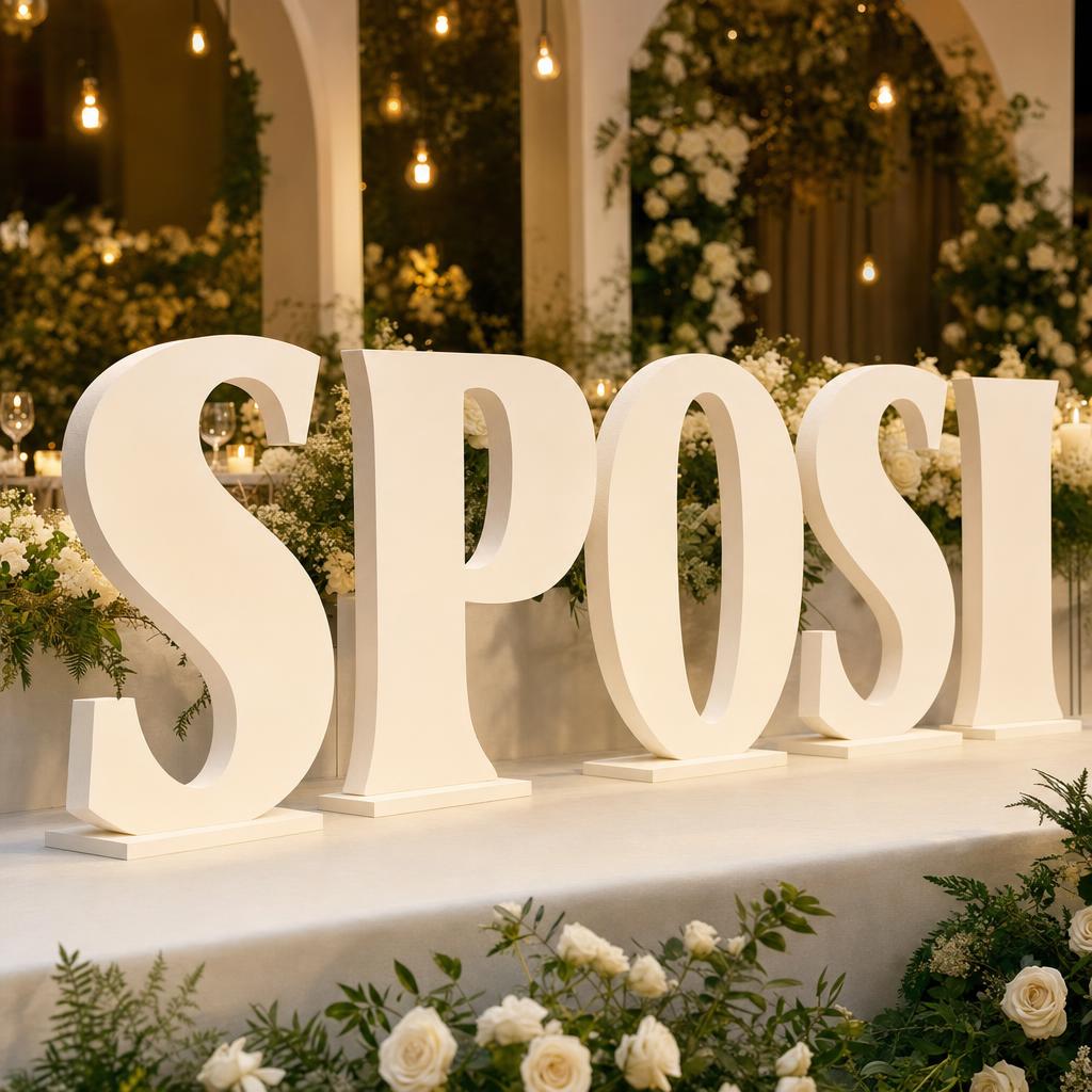 Custom 3D letters and lettering
