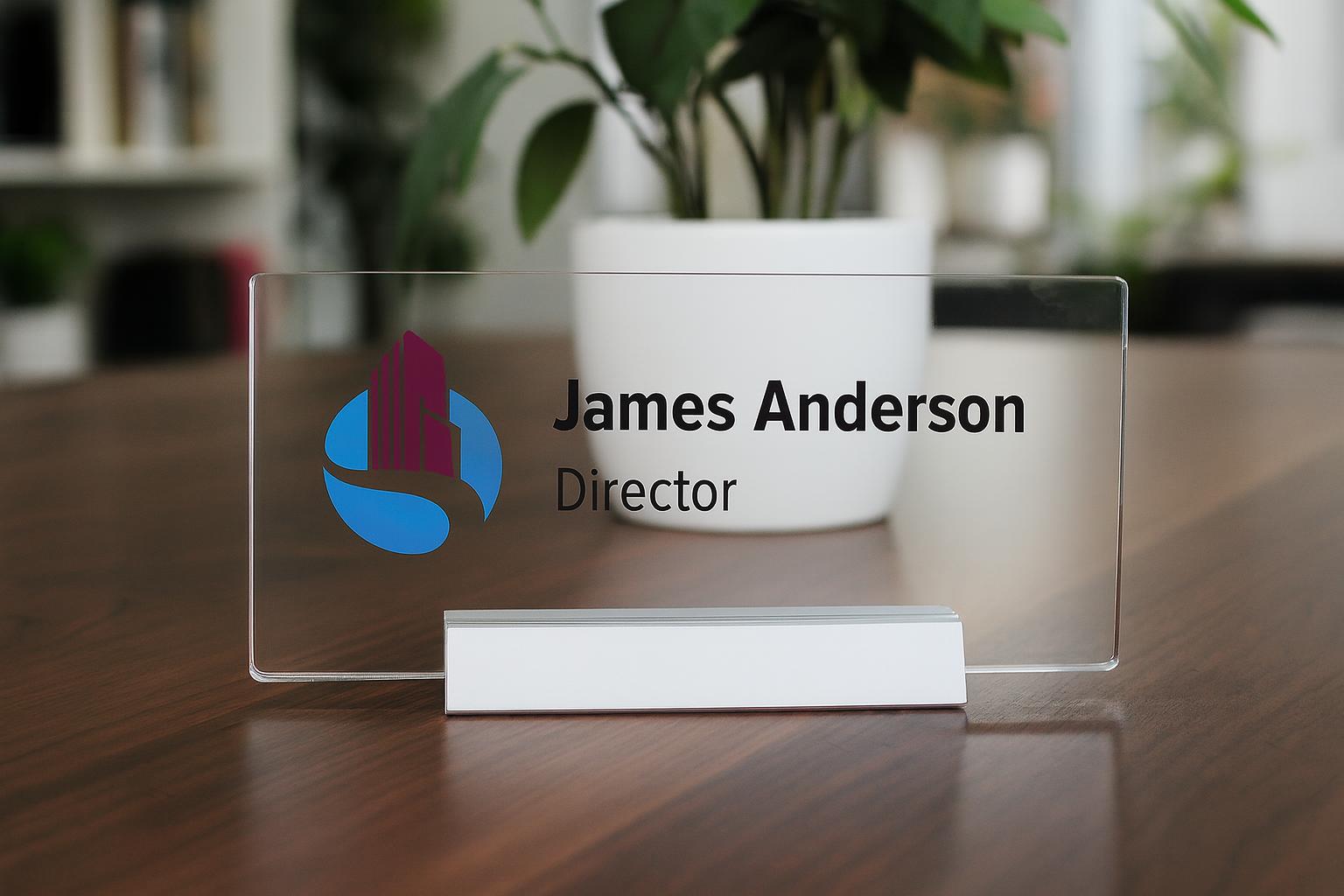 Plaques de bureau