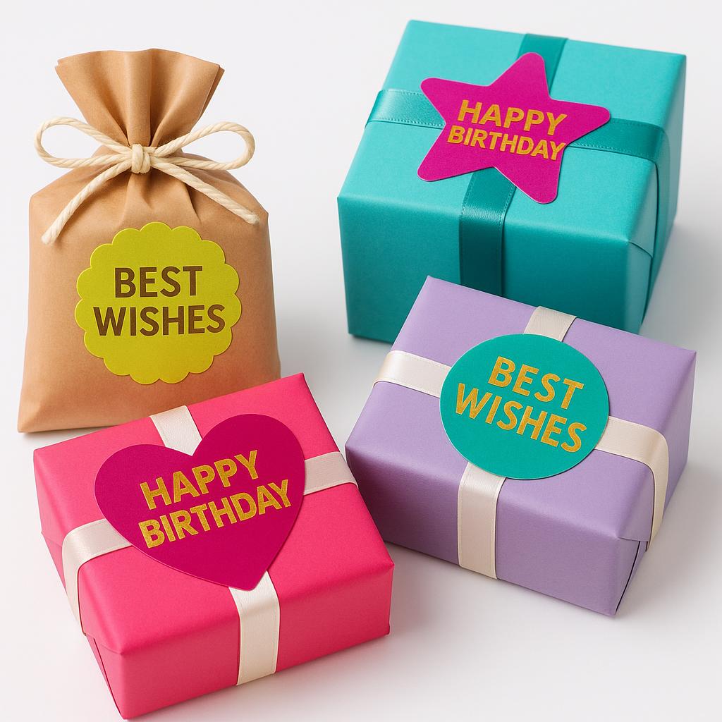 Etichette regalo personalizzate