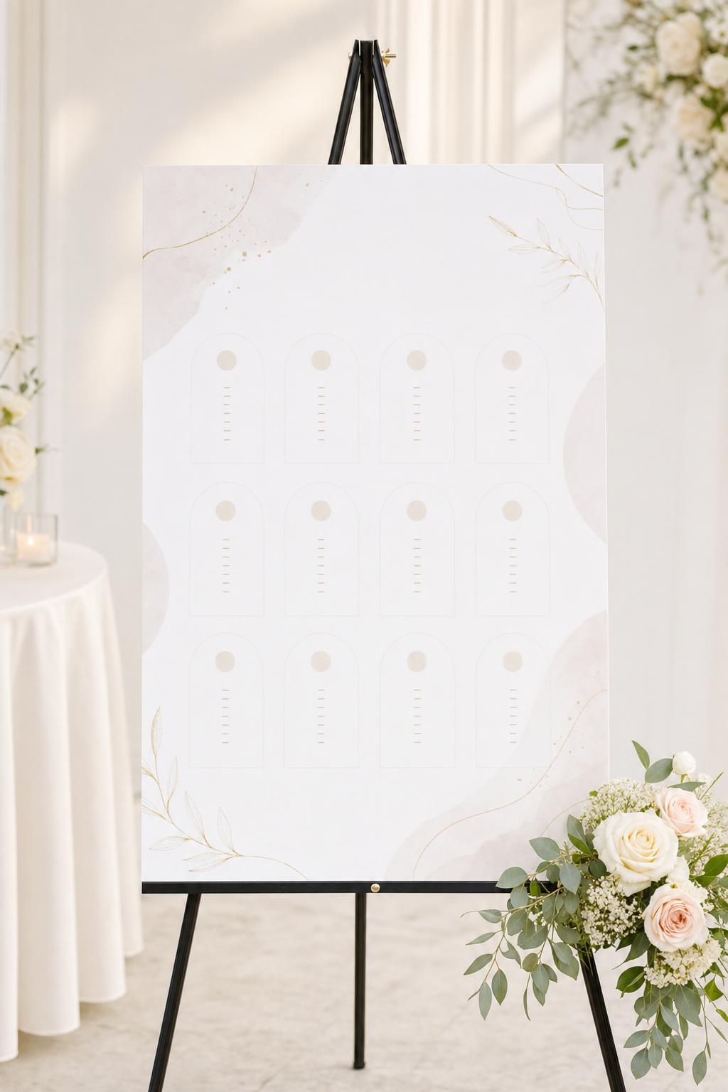 Tableau de Mariage Personalizzato