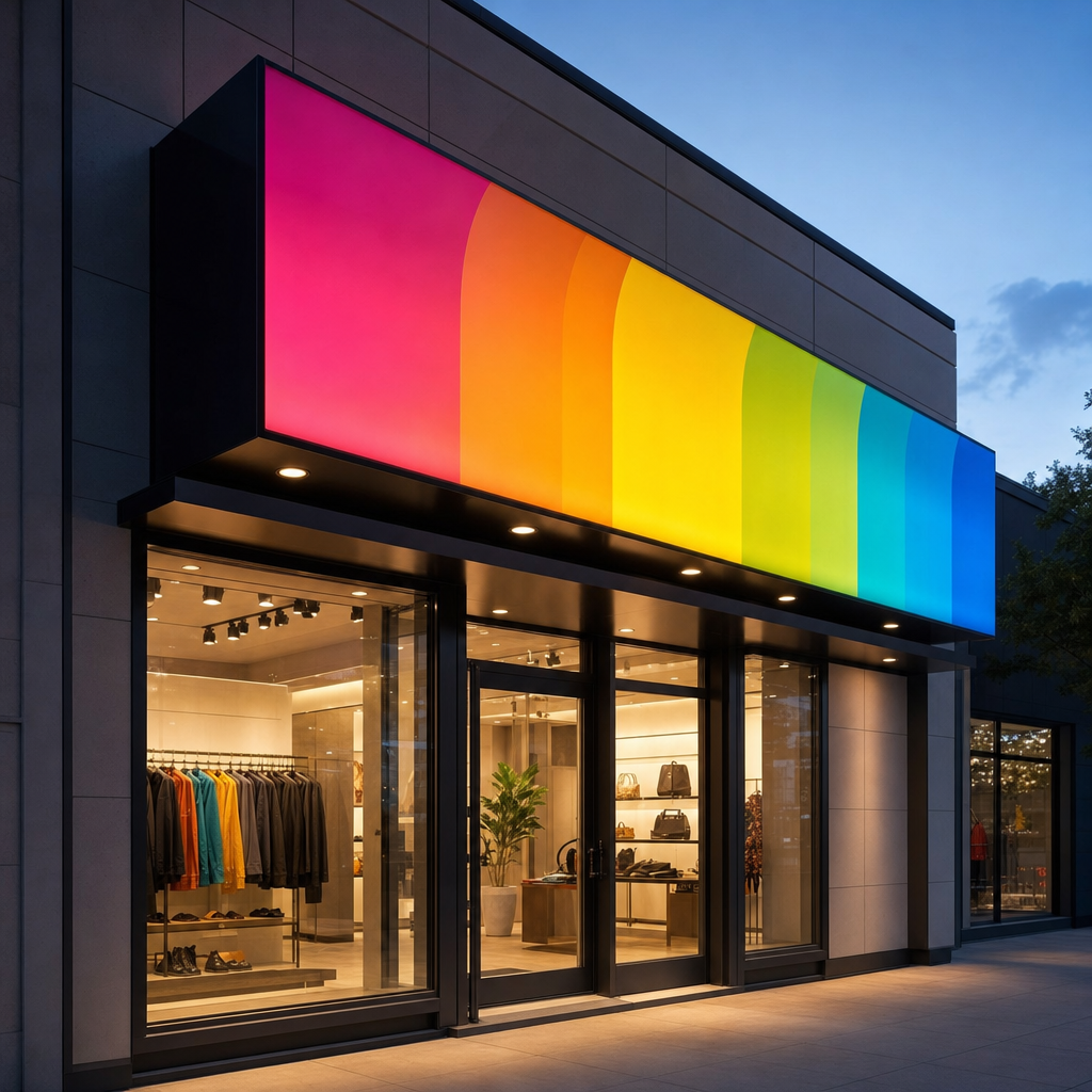Translucent film for illuminated signs