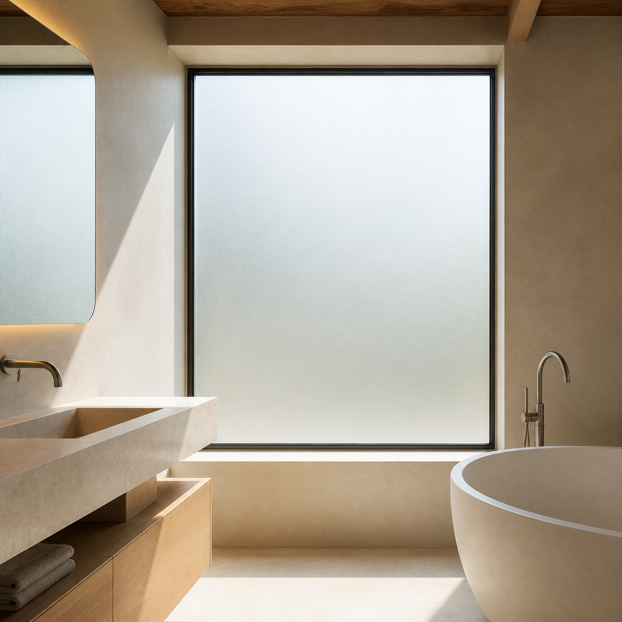 Frosted-Effect Privacy Films